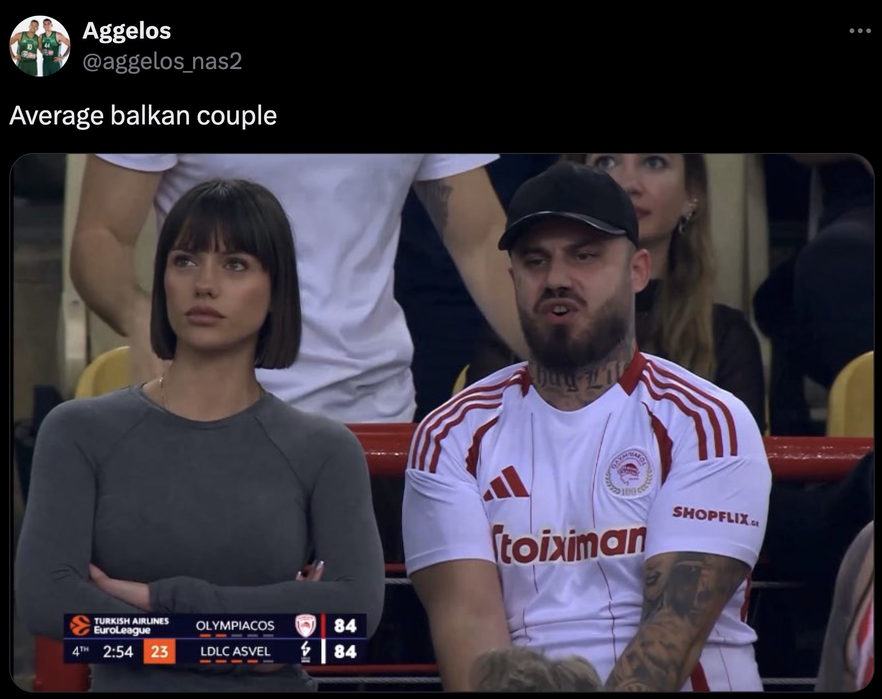 Sportal.rs - Aggelos Average balkan couple 0 Turkish Airlines EuroLeague Olympiacos 4TH 23 Ldlc Asvel 84 84 109 Shopflix. toiximan